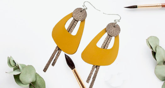 Retro Style Handmade Earrings