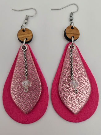 Pink Earrings